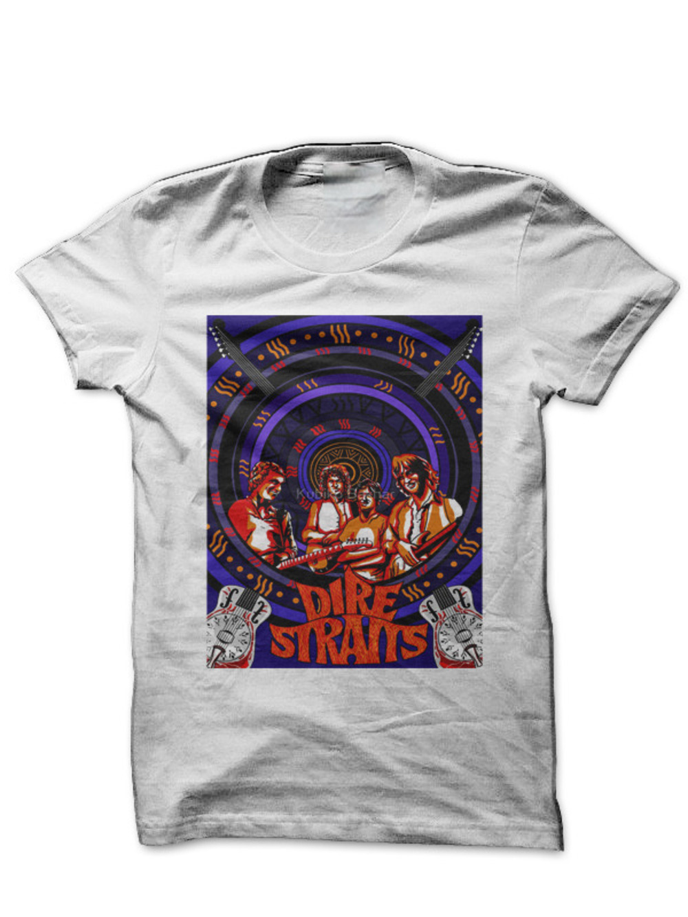 Dire Straits TShirt White